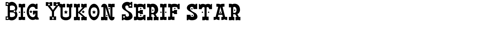 Big Yukon Serif star image